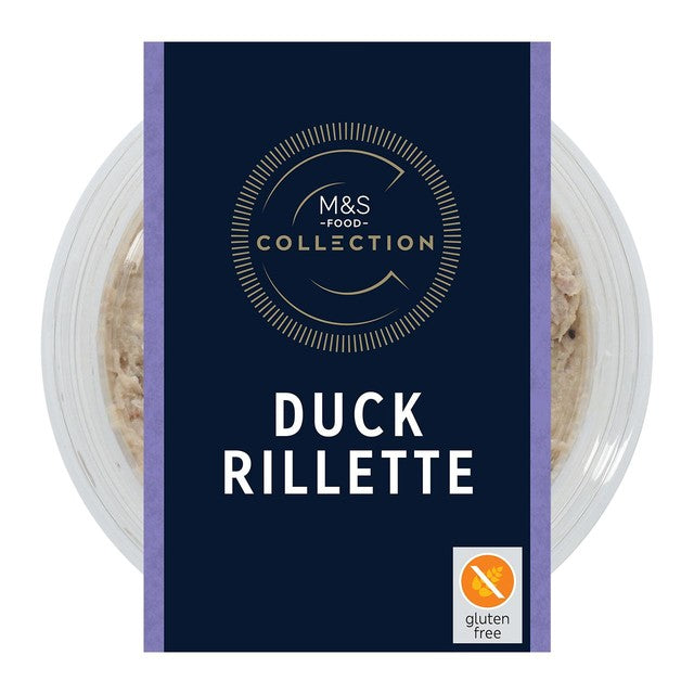 M&S duck rillette 140g, imported from the UK
