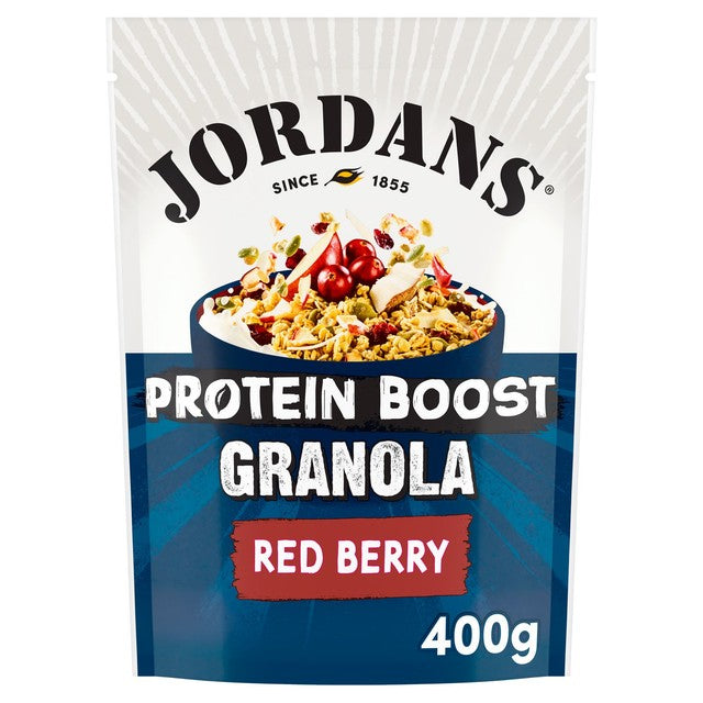 Jordans Protein Boost Red Berry Granola 400g, UK version
