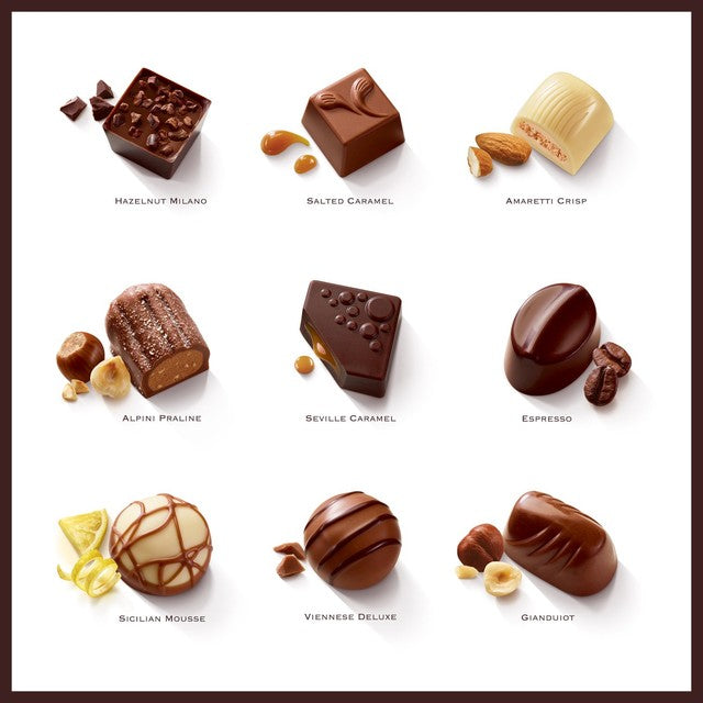 Thorntons Continental Collection chocolate box 264g (British brand)