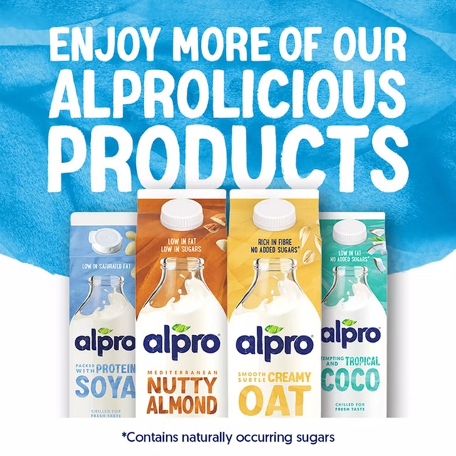 Alpro Soya Plant-Based Drink Milk Alternative 1L - British product