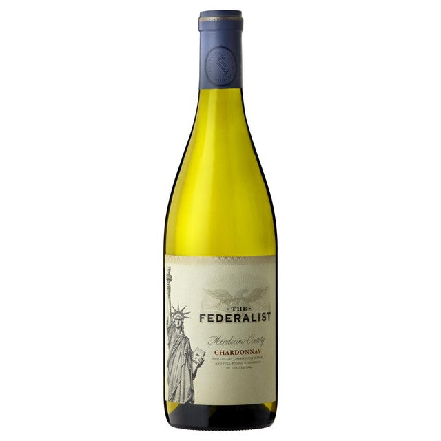 Awin Barrat Federalist Mendocino County Chardonnay white wine 75cl (British brand)