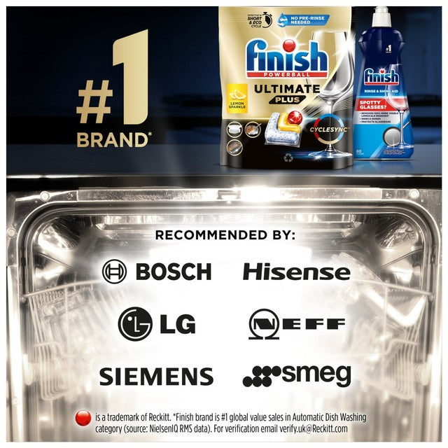 Finish Lemon Dishwasher Tablets 18 Tablets - British product