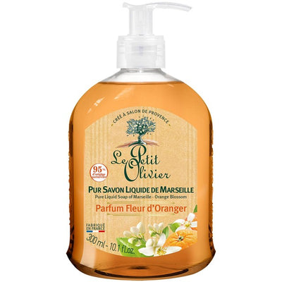 Le Petit Olivier Pure Liquid Soap of Marseille Orange Blossom Hand Soap 300ml