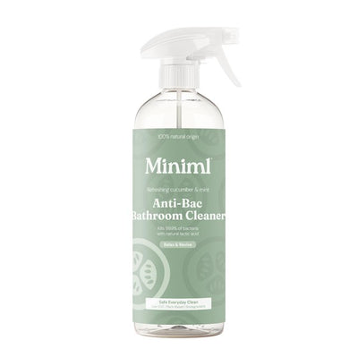 Miniml Cucumber & Mint Anti-Bac Bathroom Cleaner Spray 750ml