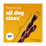 Pedigree Rodeo Beef Dog Treats 126g, imported from the UK
