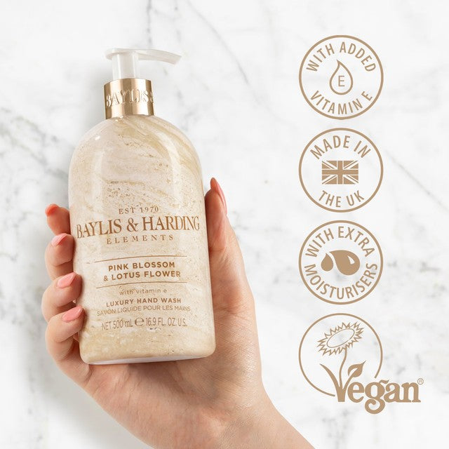 Baylis & Harding Pink Blossom & Lotus Flower hand wash 500ml - British product