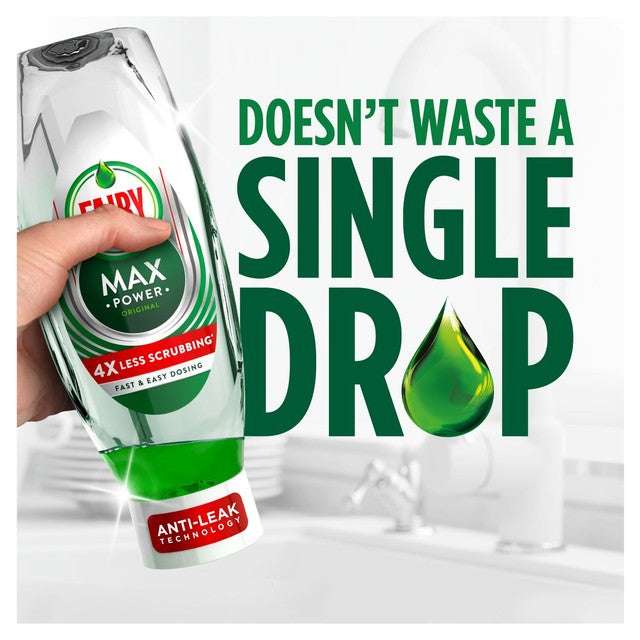 Fairy Max Power washing up liquid Original 660ml - British product