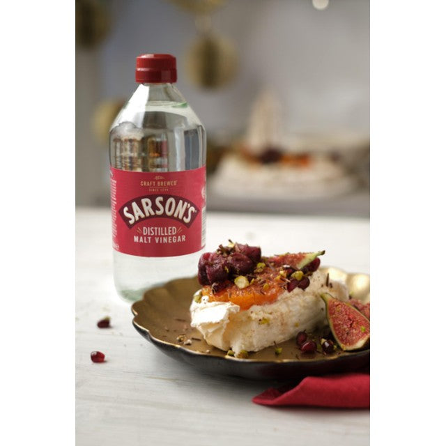 Sarsons distilled malt vinegar 5L plastic bottle packaging (British brand)