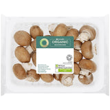 Ocado Organic Button Mushrooms 150g, imported from the UK