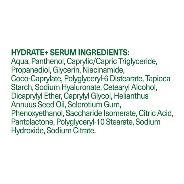 Simple Hydrate+ Hyaluronic Acid Face Serum 30ml (British brand)