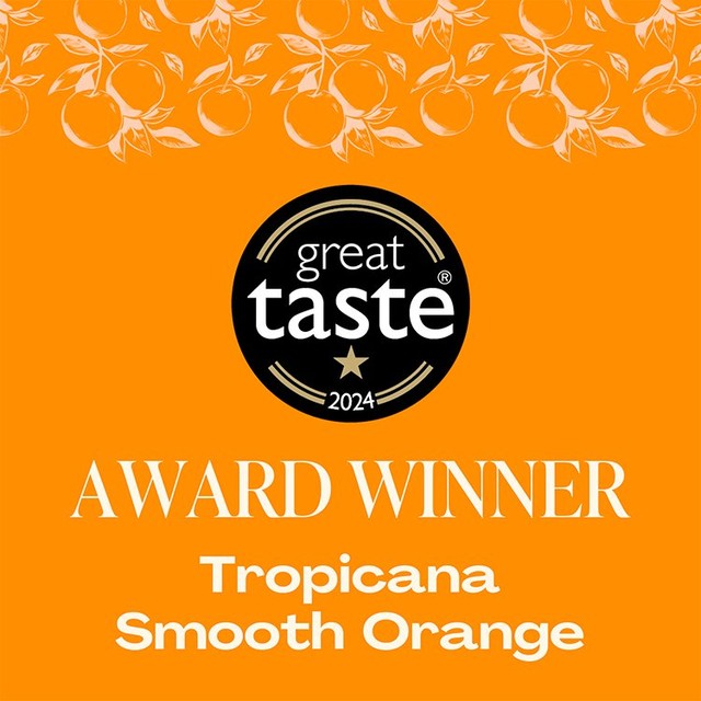 Tropicana Pure Smooth Orange Juice 8 x 300ml (British brand)