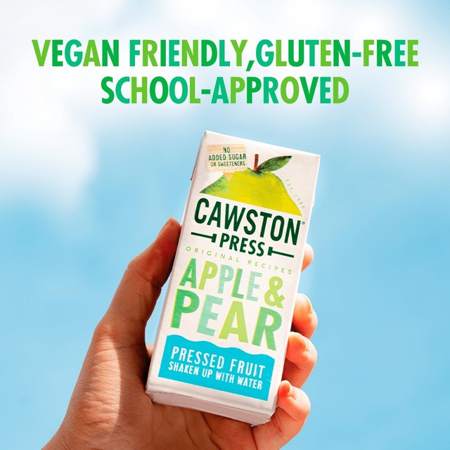 Cawston Press Apple & Pear kids juice drink 18 x 200ml - British product