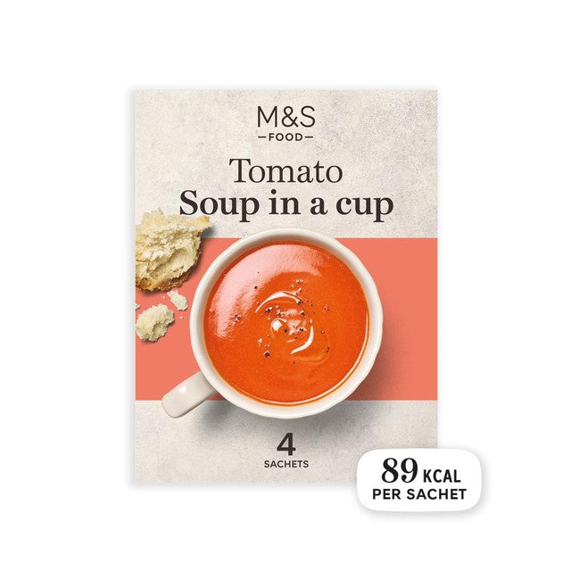 M&S Tomato Cup Soup 4 x 22g, imported from the UK