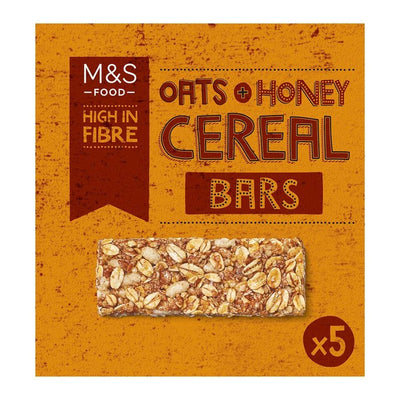 M&S Oats & Honey Cereal Bars 5 x 30g