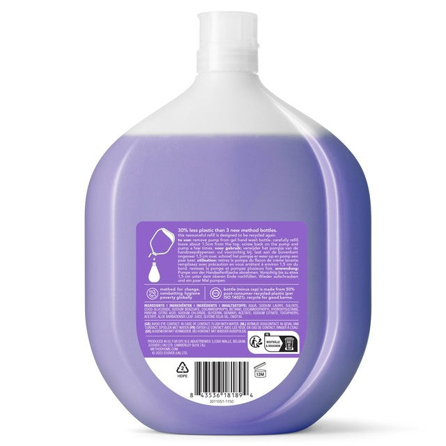 Method lavender hand soap refill 1L, imported from the UK
