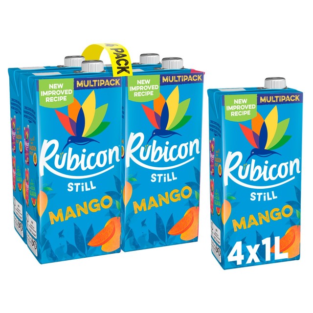 Rubicon still mango juice drink 4 x 1L, imported from the UK