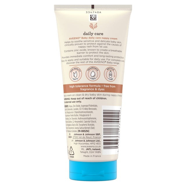 Aveeno Baby Nappy Cream 100ml - British product