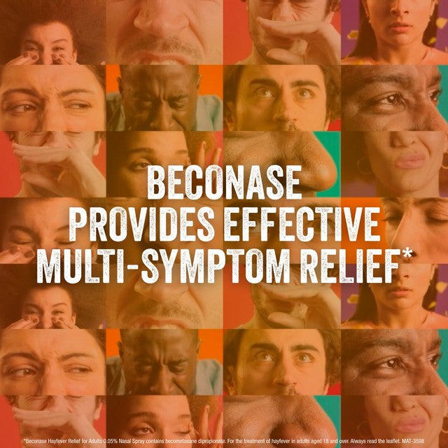 Beconase hayfever relief nasal spray for adults - British product
