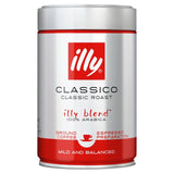 Illy espresso ground coffee Classico medium roast 250g, UK version