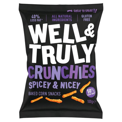 Well&Truly Crunchies Spicey & Nicey Crisps 100g