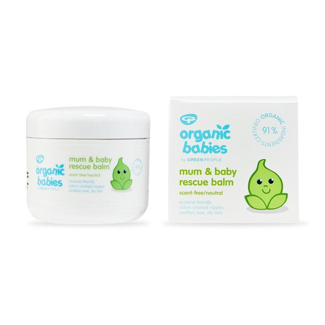 Green People Scent Free Mum & Baby Rescue Balm 100ml, imported from the UK