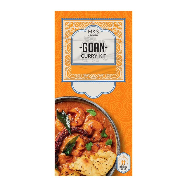 M&S Goan Curry Kit 225g sachet imported from the UK
