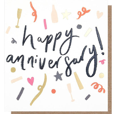 Caroline Gardner Happy Anniversary Greeting Card 140 x 146mm