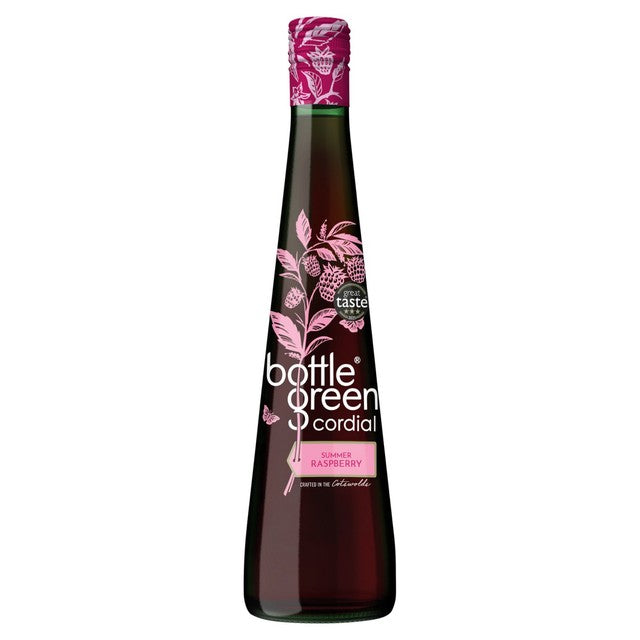 Bottle Green raspberry cordial 500ml - British product