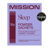 Mission Sleep Tea Blend with Lavender and Turmeric, imported from the UK