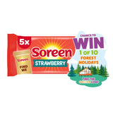 Soreen strawberry malt loaf snack bars 5x30g (British brand)