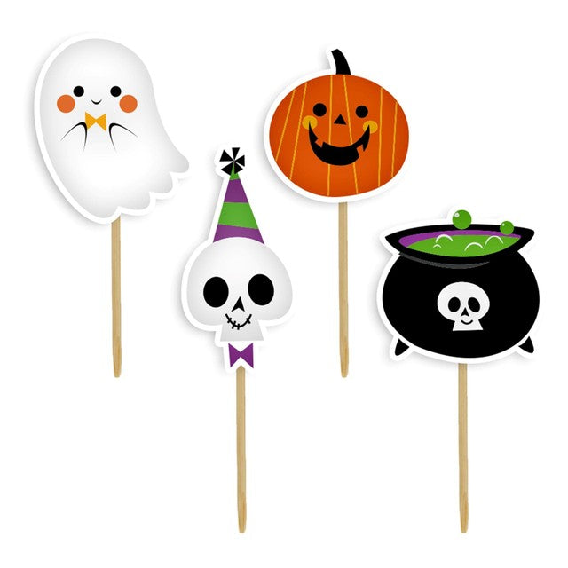 Anniversary House Halloween cupcake toppers 12 per pack - British product
