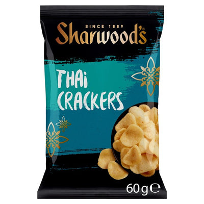 Sharwood's Thai Spiced Crackers Savoury Snack 60g