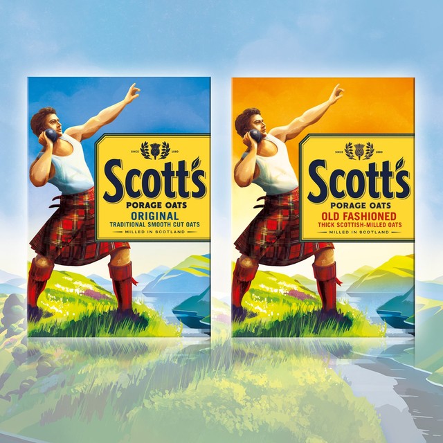 Scott's Old Fashioned Porage Oats 1kg (British brand)