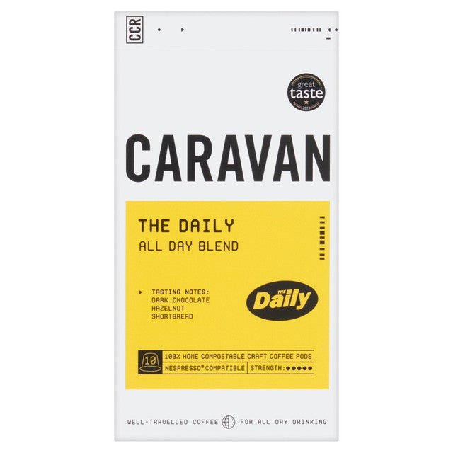 Caravan Coffee Daily Blend Coffee Pod 10 Pack, imported from the UK