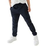 M&S kids cotton-rich joggers navy 12-13 years, imported from the UK