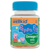 Vitabiotics WellKid orange vegan Peppa Pig Omega-3 DHA jellies 30 count (British brand)