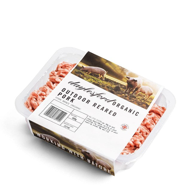 DAYLESFORD ORGANIC outdoor reared pork mince 400g - British product