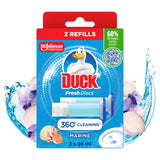 Toilet Duck Fresh Discs Marine toilet cleaner refills 2x36ml - British product