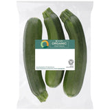 Ocado organic courgettes 500g, imported from the UK