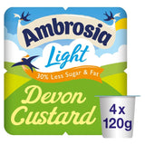 Ambrosia light custard dessert pots 4 x 120g - British product