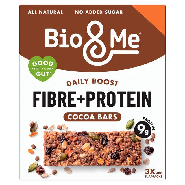 Bio & Me GF Cocoa Protein Bar 3x40g - British product
