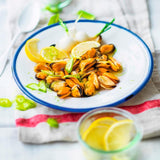 Picard Shelled Pacific Mussels 500g, imported from the UK