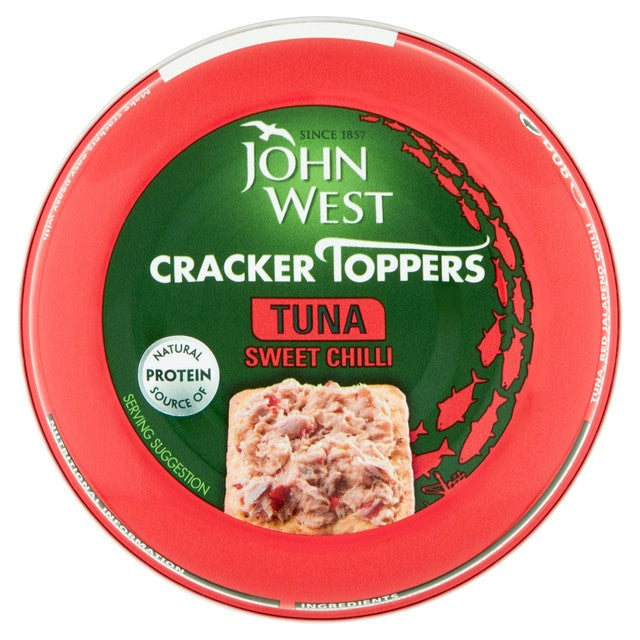 John West Cracker Toppers Tuna Sweet Chilli 80g, UK version