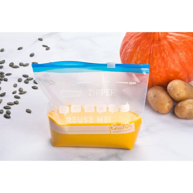 Bacofoil Small All Purpose Zipper Freezer Bags 15 Pack - British product