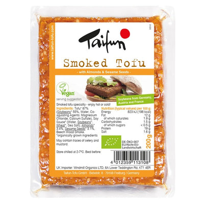 Taifun Organic Smoked Tofu with Almonds and Sesame Seeds Tofu 200g