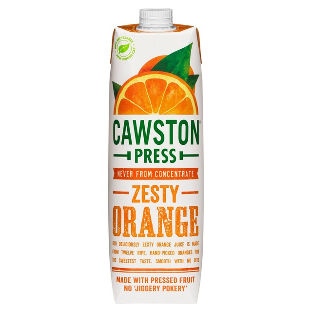 Cawston Press squeezed orange juice not from concentrate 1L - British product