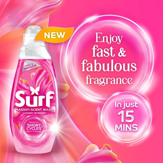 Surf Quick Wash Laundry Washing Liquid Detergent Floral Fusion 31 Washess
