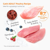Catit poultry dry cat food 2kg - British product