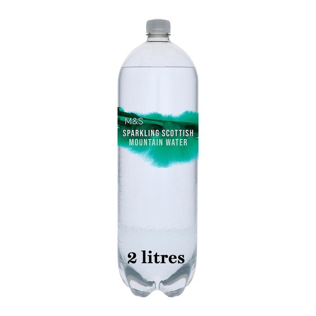 M&S Sparkling Scottish Mountain Water 2L, imported from the UK