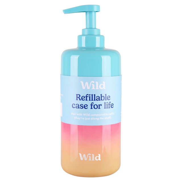 Wild Ombre refillable body wash case (British brand)